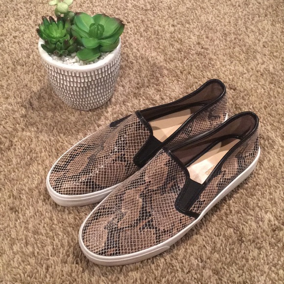 Banana Republic Shoes - Banana Republic Snakeskin Slip On Sneakers